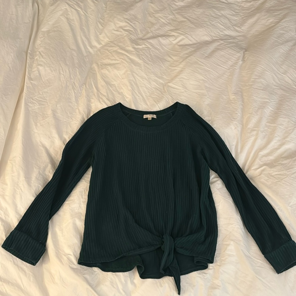 Nine britton dark green sweater size small